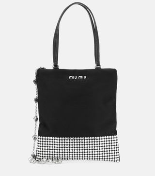 Miu Miu , Crystal-Embellished Tote