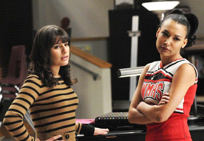 Naya Rivera and Lea Michele 