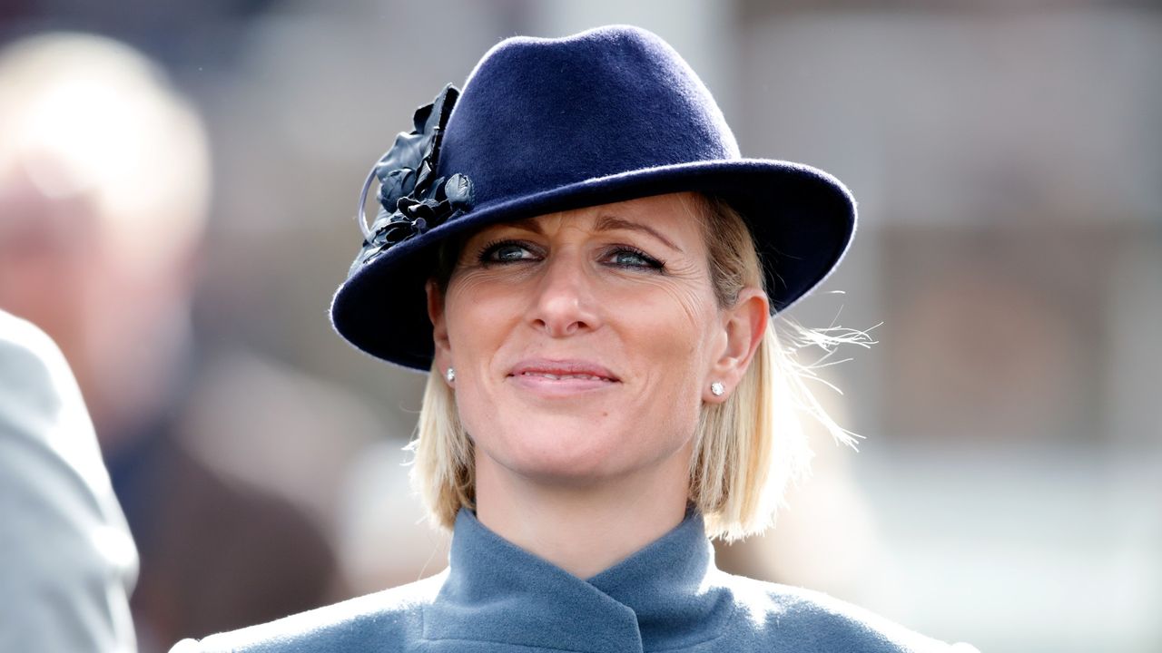 Zara Tindall attends day 3 &#039;St Patrick&#039;s Thursday&#039; of the Cheltenham Festival 2020 at Cheltenham Racecourse on March 12, 2020