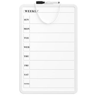 Maxgear Weekly Calendar White Board for Wall, 11