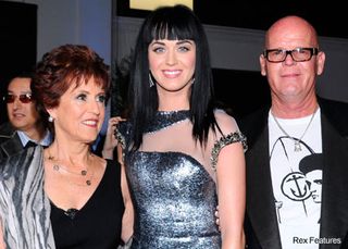 Katy Perry with her parents