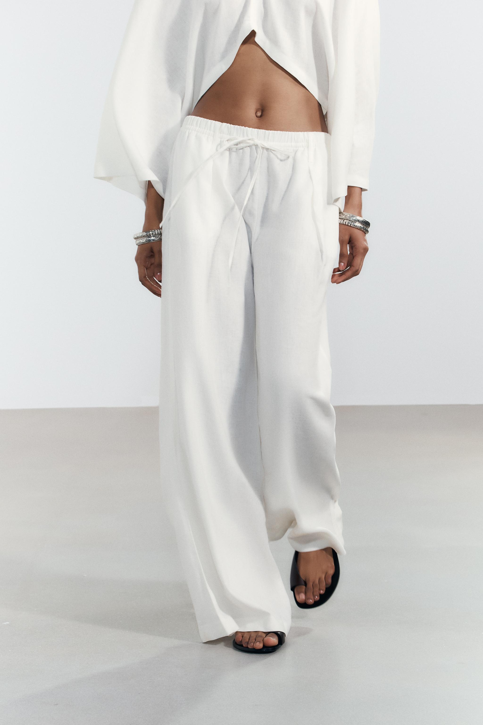 Linen Palazzo Pants