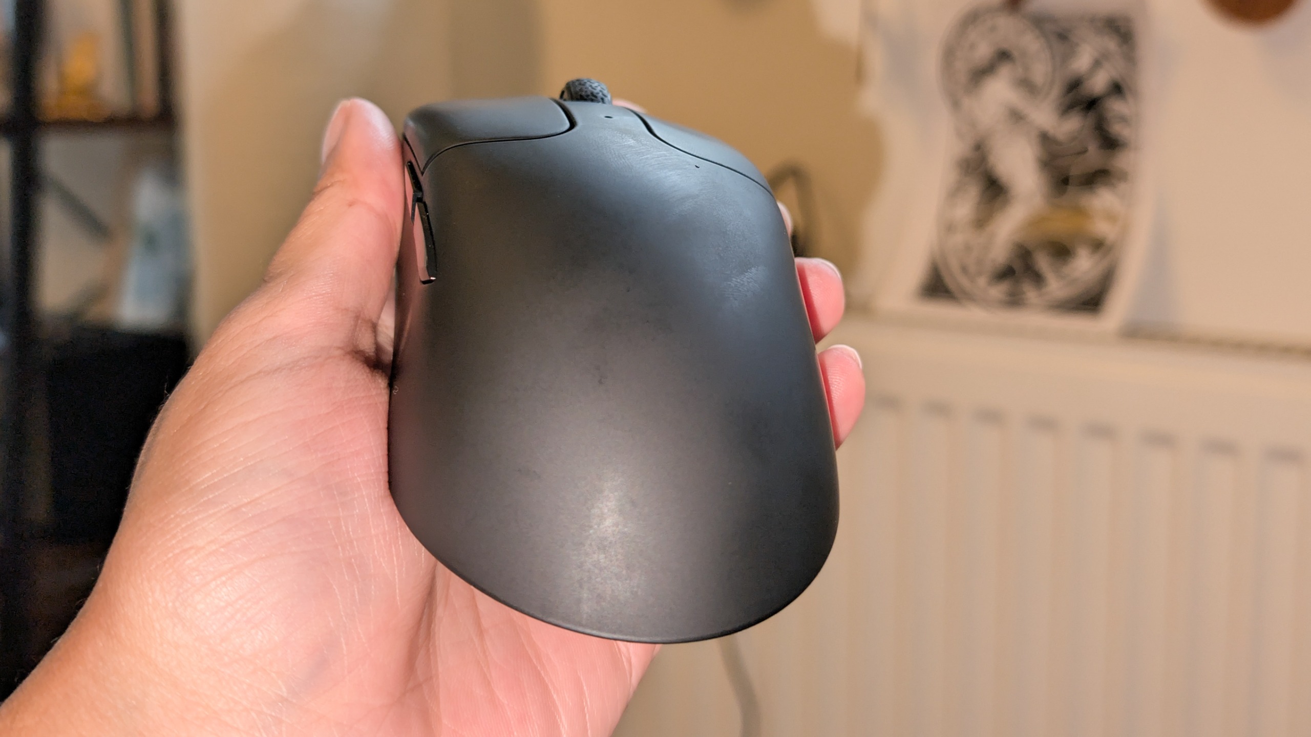 Fingerprints on a Keychron M2 8K