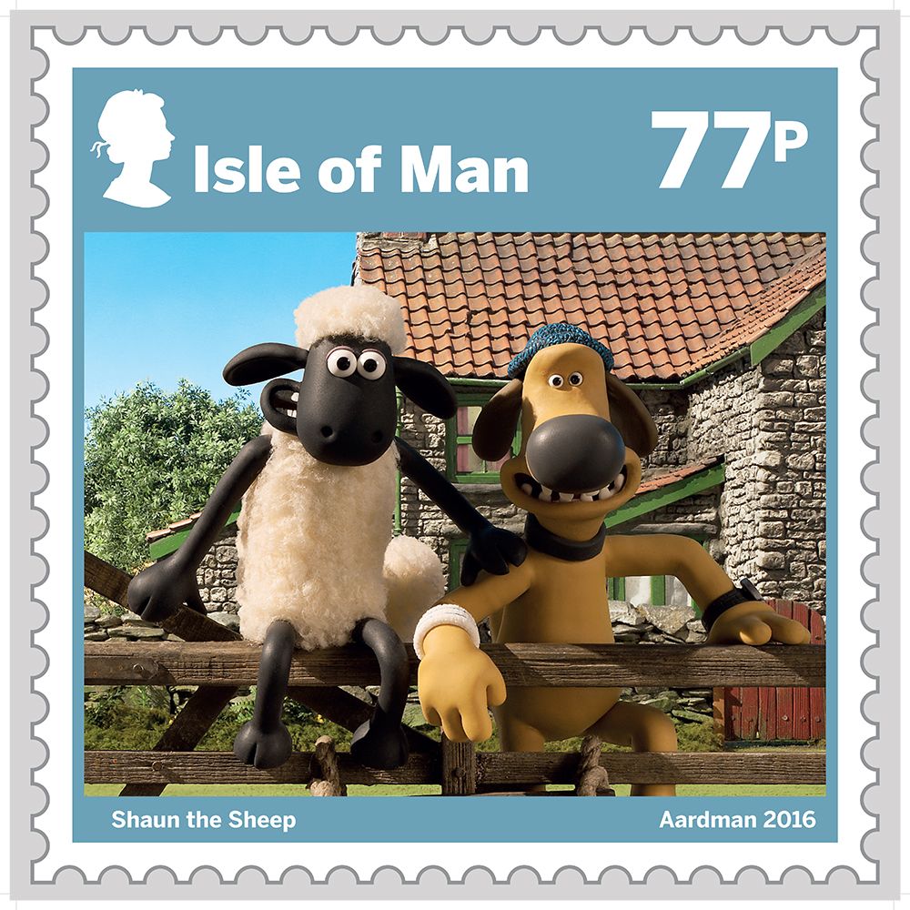 Shaun the Sheep relaxes at Mossy Bottom Farm with sheepdog Blitzer