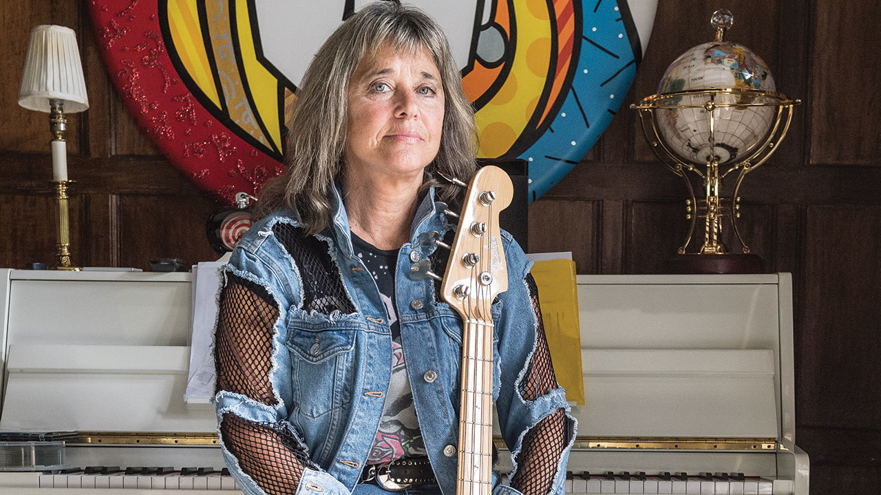 Suzi Quatro at home in 2017, shot exclusively for Classic Rock.