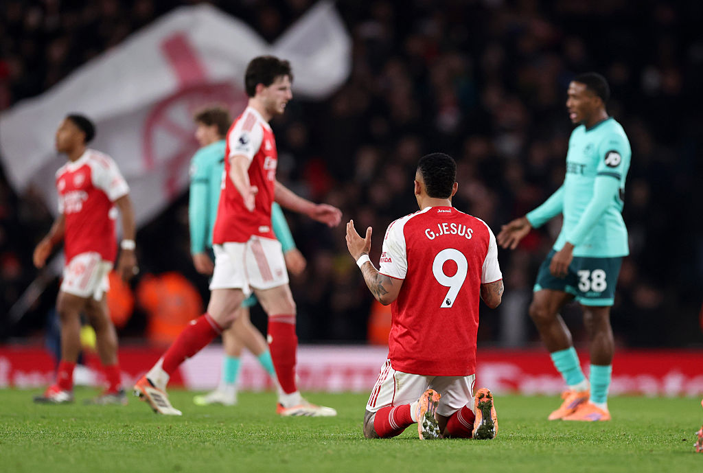 Gabriel Jesus missed nearly a year through injury