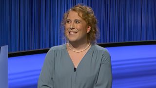 Amy Schneider's first appearance on Jeopardy!