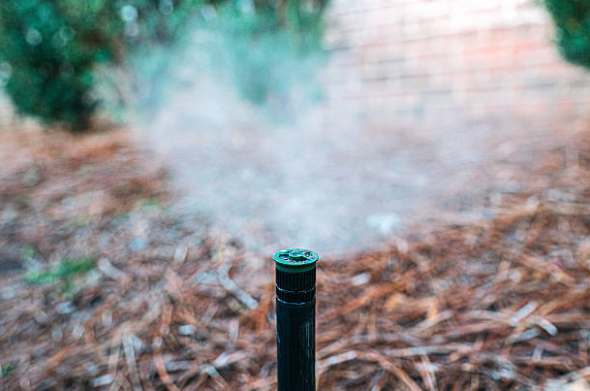 Sprinkler system being winterized