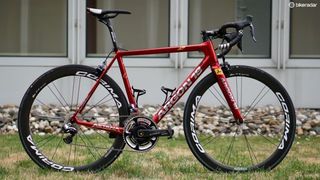 Fabio Aru was presented this new Argon 18 just before the Tour de France began