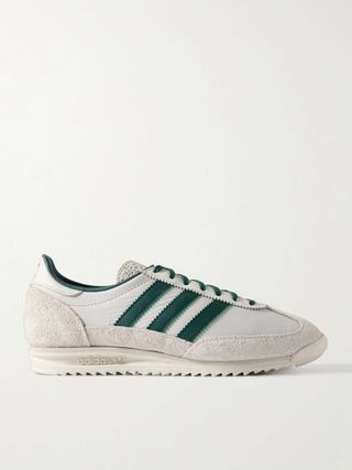 Sl 72 Og Suede-Trimmed Leather Sneakers