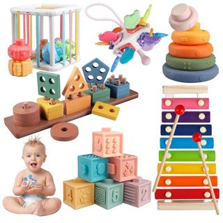 Aliex 6 In 1 Montessori Toys Set