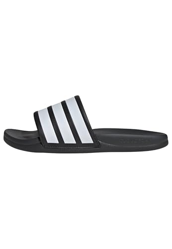 Adidas Unisex-Adult Adilette Comfort 2.0, Black/white/carbon, 9