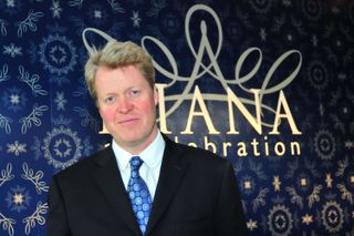 Charles Spencer, Princess Diana's brother, attends a reception to celebrate "Diana: A Celebration" exhibit at the National Constitution Center on October 1, 2009 in Philadelphia, Pennsylvania