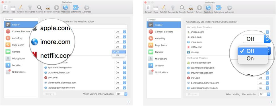 How to customize website options for Safari on Mac | iMore
