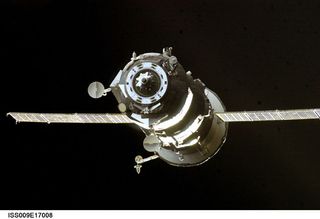 Russian Supply Ship Docks at ISS