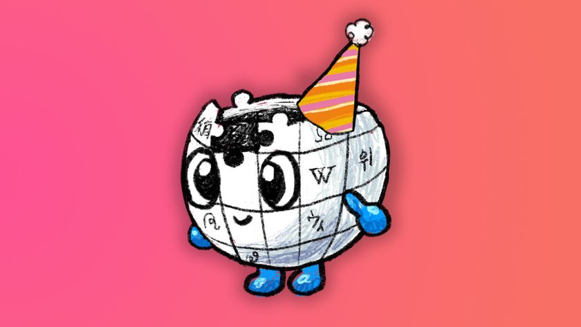 Wikipedia's 25th anniversary mascot, Baby Globe