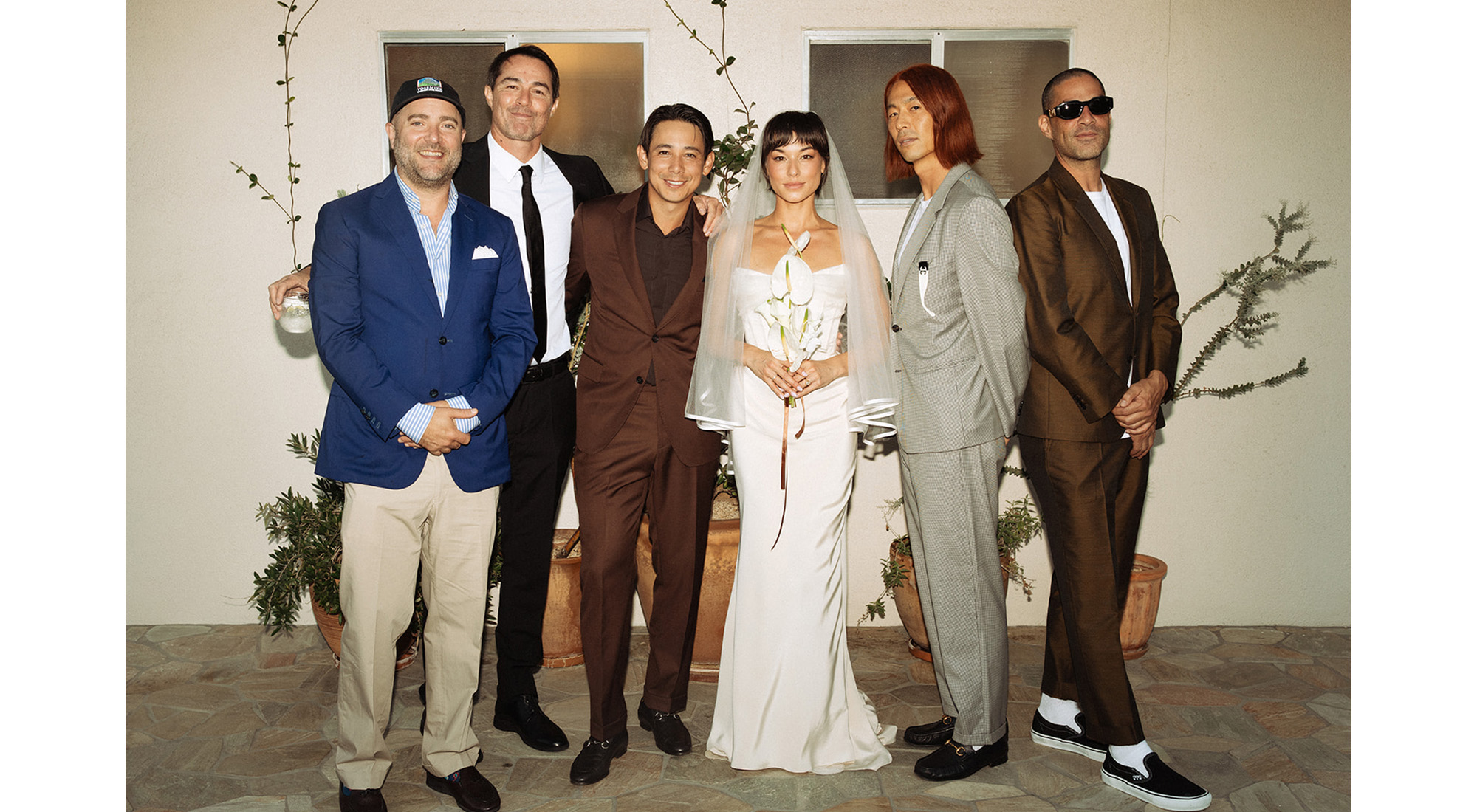 Britni and Sean with their friends.