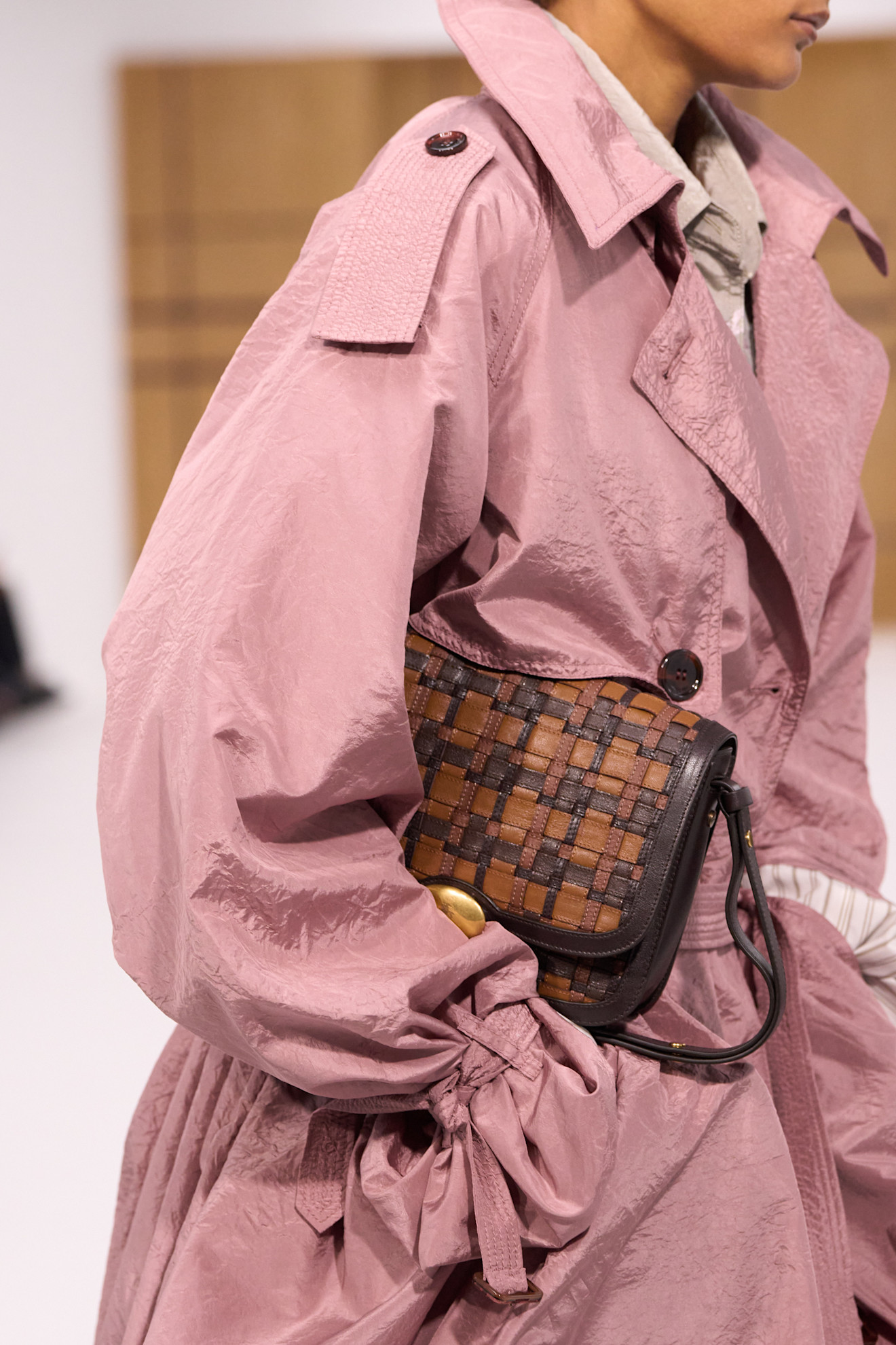 An image of the accessories on the Burberry spring/summer 2026 runway.