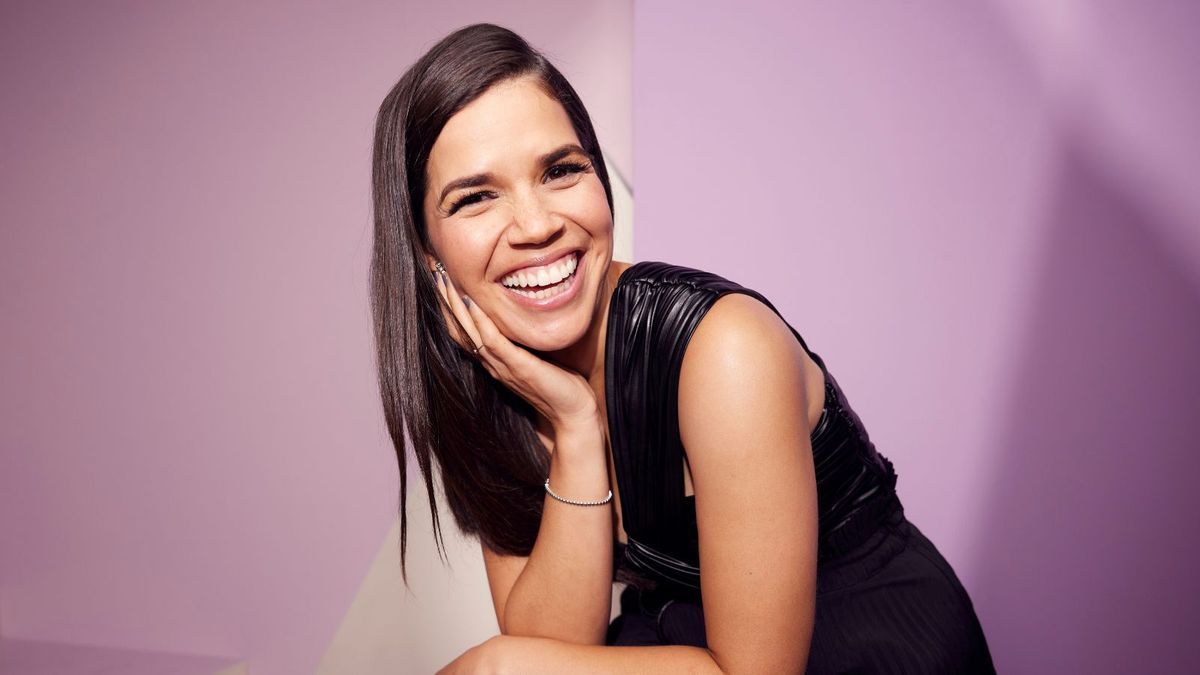 America Ferrera's eye-candy sofa is a fitting tribute to one of her most famous roles
