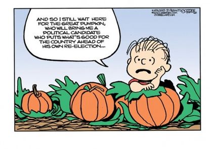 It's the Great Political Candidate, Charlie Brown
