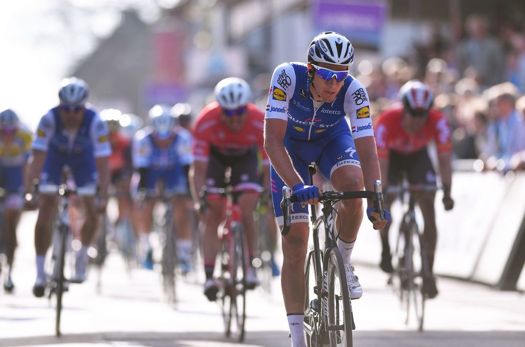 Niki Terpstra (Quick-Step Floors) finishes Gent-Wevelgem