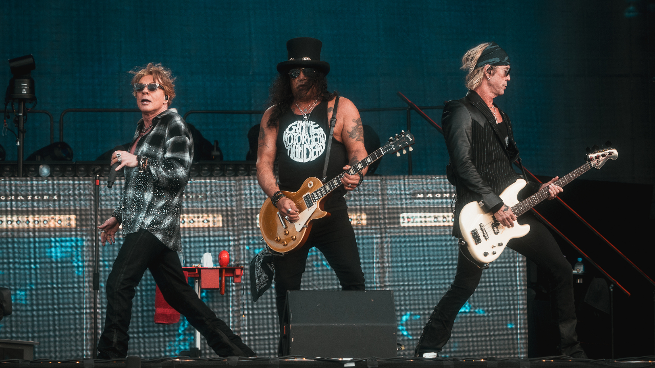 Guns N' Roses on stage