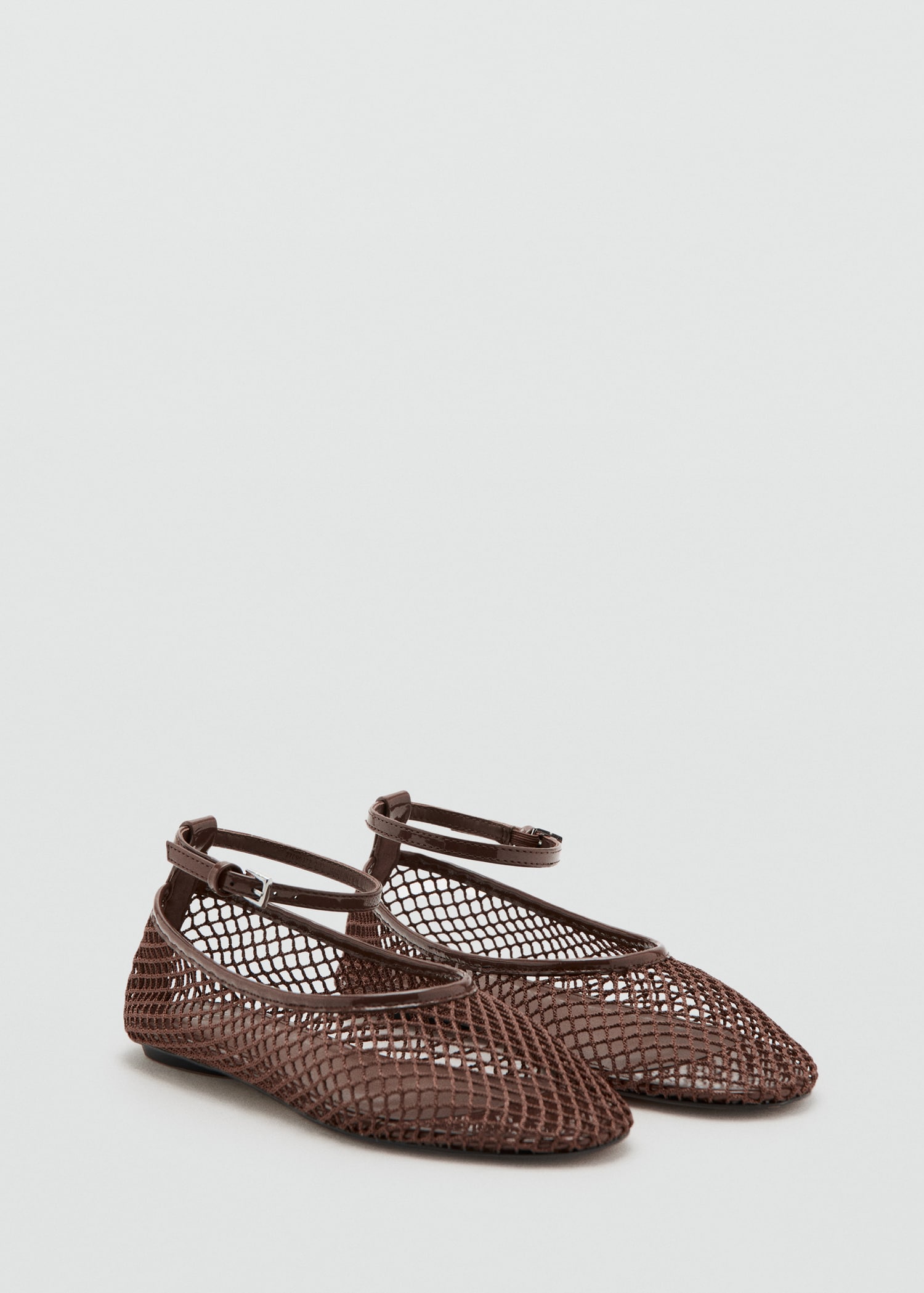 Ballet Flats With Mesh Bracelet - Women | Mango United Kingdom