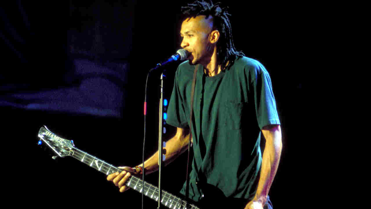 King’s X’s Doug Pinnick performing onstage in 1994
