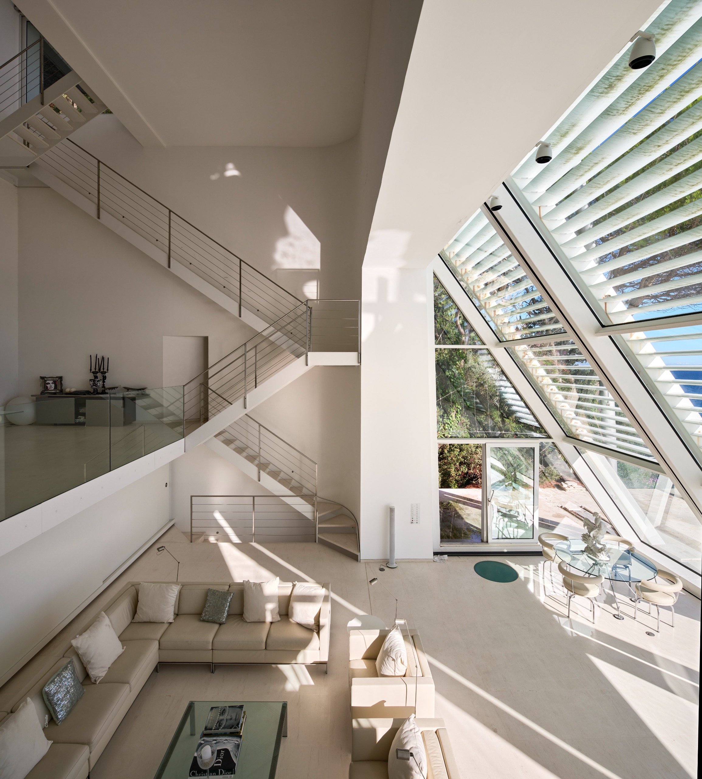 The main living space at La Voile