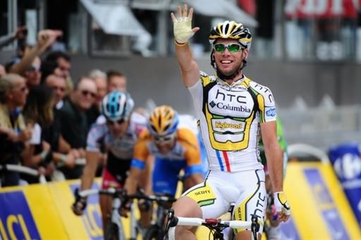 Mark Cavendish (HTC-Columbia) won the final stage in Paris, his fifth of the 2010 Tour de France.