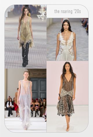 Runway imagery from the spring 2025 shows in Milan.