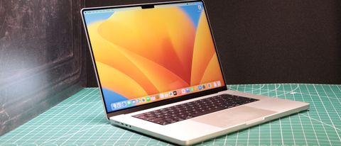 MacBook Pro 16-inch in a studio