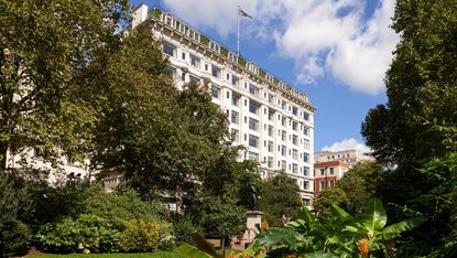 The Savoy’s in-suite dining experience comes complete with river views