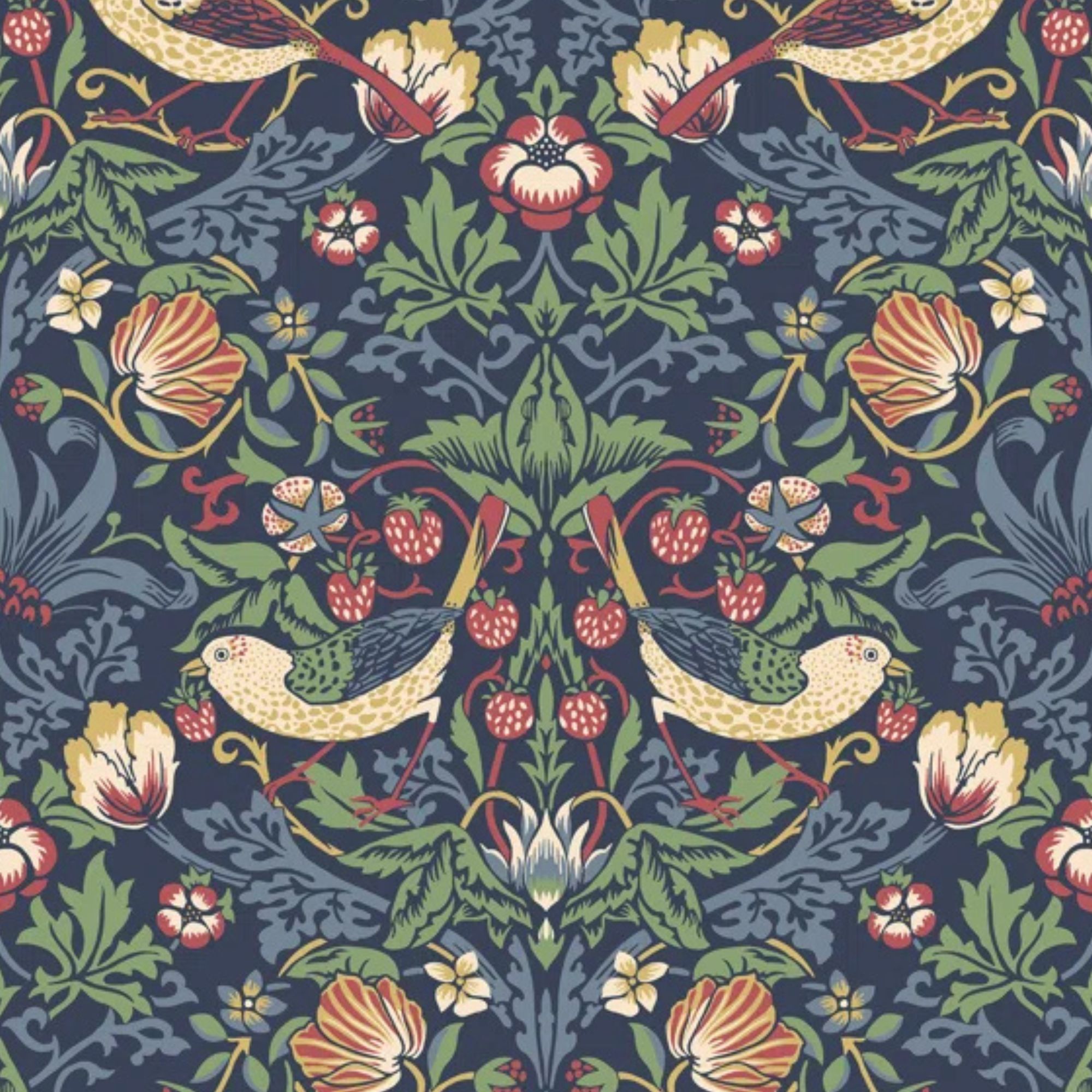 Ophelia & Co., Mamadou Fragaria Garden Wallpaper Roll