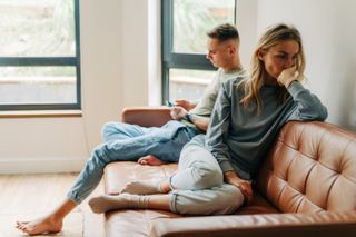 Quiet quitting relationships: A couple after an argument