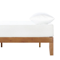 Wood platform bed, Wayfair