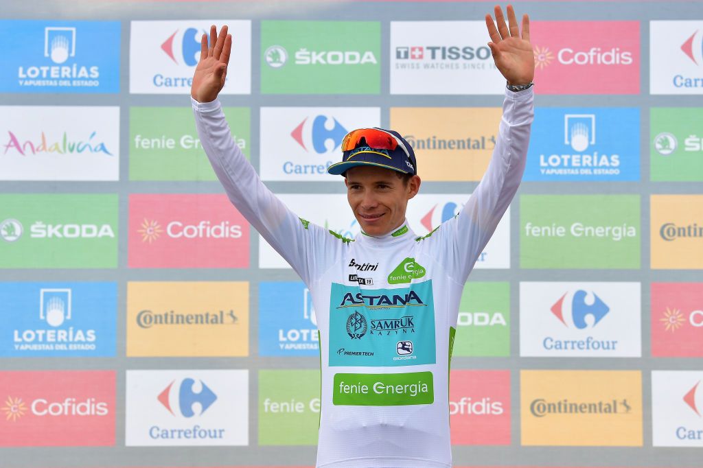 Miguel Angel Lopez is still the white jersey as the best young rider