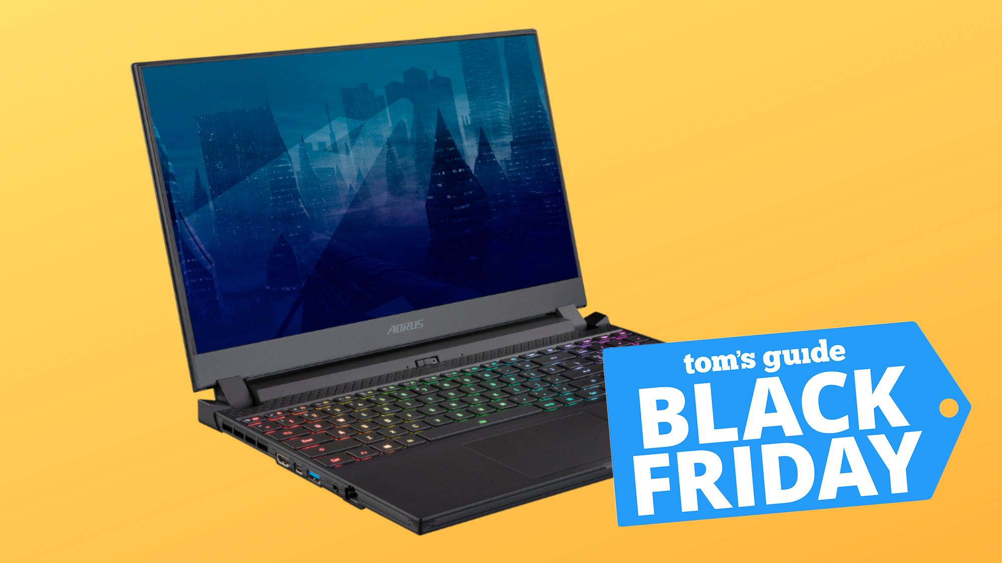 Gigabyte Aorus 15P Black Friday gaming laptop deal