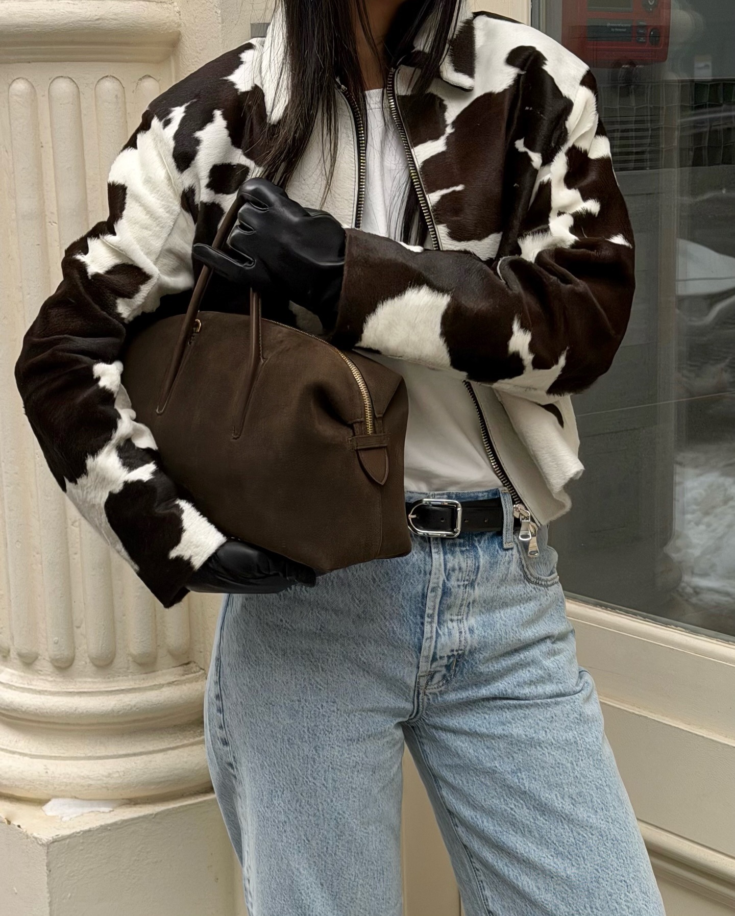 Caroline wearing Demellier Stockholm