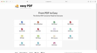 Screenshot of Easy PDF interface