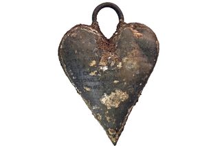 The cardiotaph, or heart urn, of Toussaint de Perrien, the husband of Louise de Quengo.