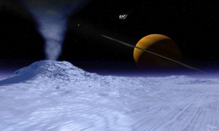 Geysers similar to those found on Saturn's moon, Enceladus, could be revealed on Pluto by the New Horizons craft.
