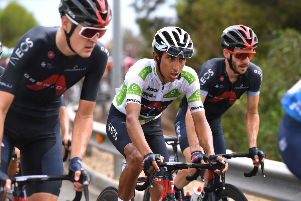 Egan Bernal (Ineos Grenadiers) during the 10th stage of the Vuelta a España