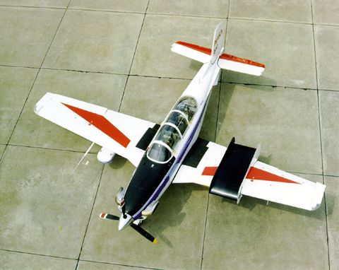 Space History Photo: Beech T-34C Turbo Mentor | Space