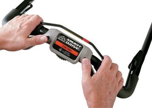 The Honda HRR&rsquo;s propulsion drive is controlled with your thumbs.