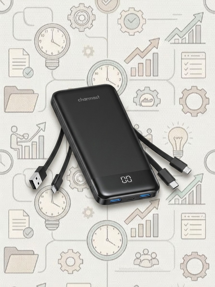 tech accessories under AU$50 on a patterned background