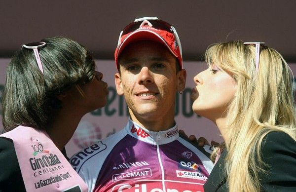 Philippe Gilbert (Silence - Lotto) on the podium.