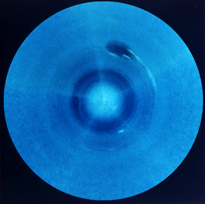 Neptune from Voyager 2 in 1989
