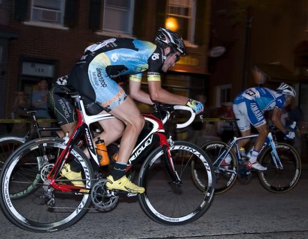 The pace began to tell in the closing stages.