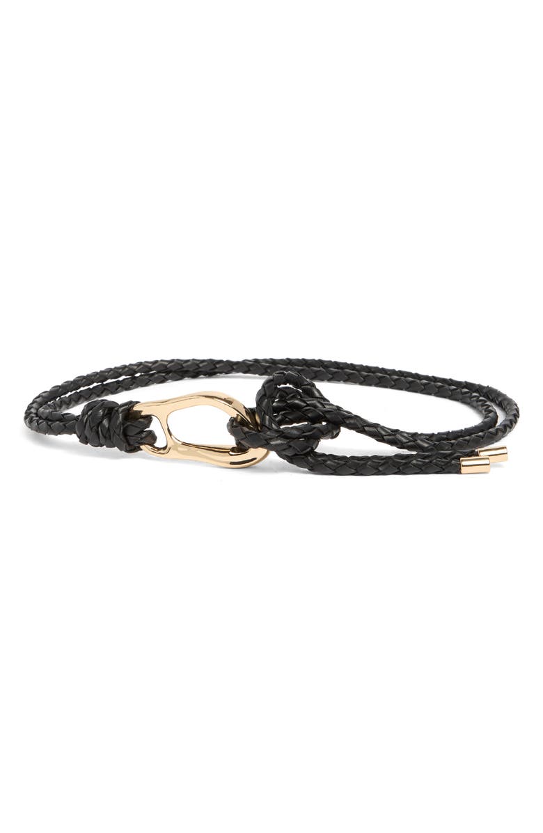 Syd braided leather belt